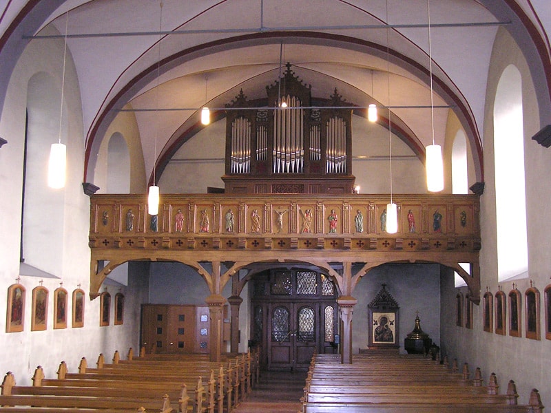 Die Orgel in der katholischen Pfarrkirche St. Walburga (Grafschaft - Gelsdorf)